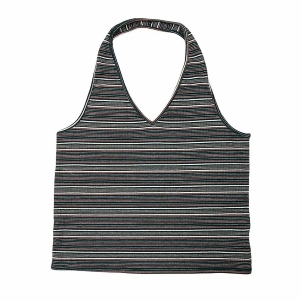 American eagle striped halter top